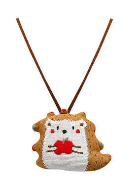 慵懒卡通毛绒小狗小熊项链