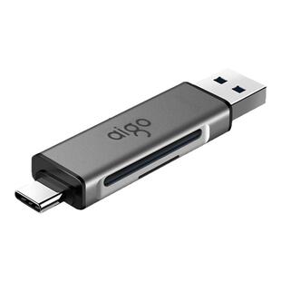 爱国者读卡器USB3.0高速多合一sd内存卡tf读取器佳能索尼相机适用苹果手机电脑通用行车记录仪读卡器正品