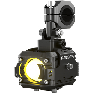 未来之眼F150Pro摩托电动车外置踏板切线射灯强光款远近透镜射灯