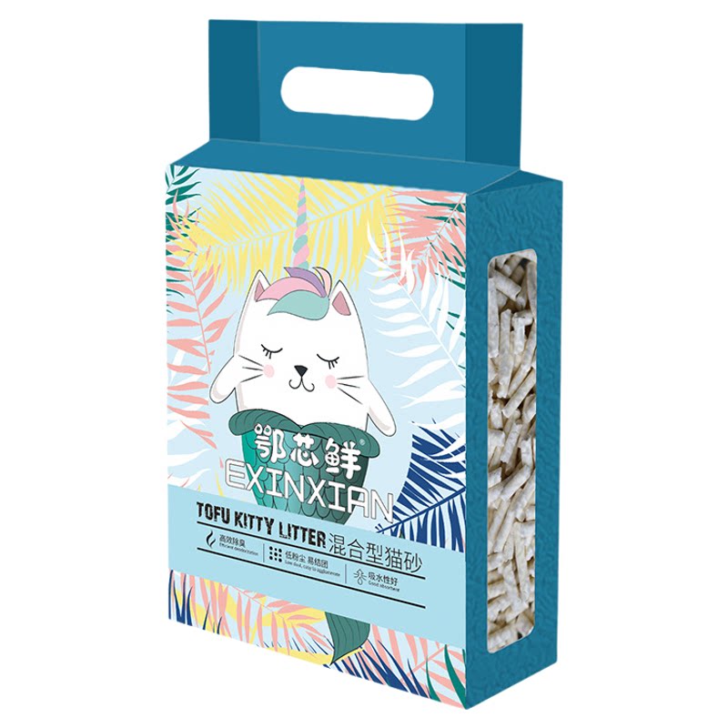 活性炭低尘除臭豆腐混合猫砂