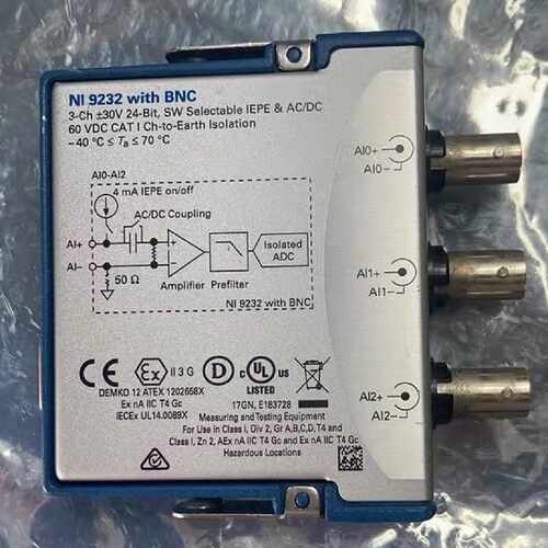 几乎全新 原装 9232三通道数据采集模块，带BNC—议价