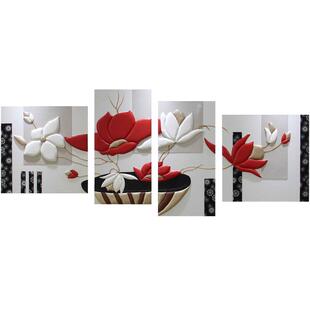 轻奢高级感客厅沙发背景墙装饰画现代简约组合大气挂画立体艺术画