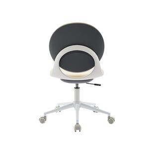 八九间D2简约家用电脑椅奶油风书房书桌椅子舒适久坐办公椅化妆椅