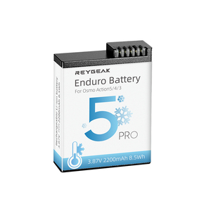 REYGEAK适用DJI大疆Action6/5pro/4/3/Osmo360电池耐低温长续航双充充电盒运动相机action6/4/3配件电池充电