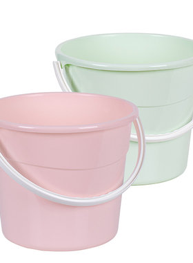 茶花加厚大号家用手提式塑料桶