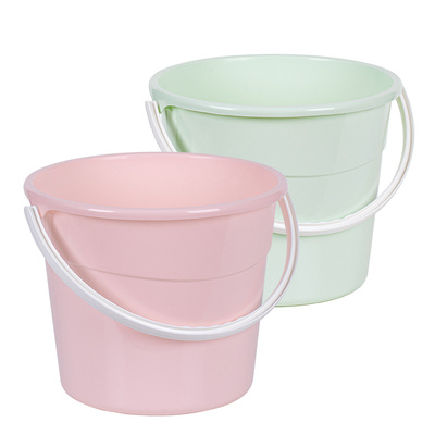 茶花加厚大号家用手提式塑料桶