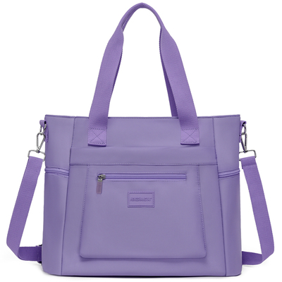 单肩包女新款大容量休闲百搭尼龙牛津布通勤手提斜挎包学生电脑包