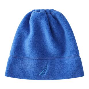 NAUTICA童装 男童女童抓绒帽子冬季儿童羊毛摇粒绒围脖两用多功能