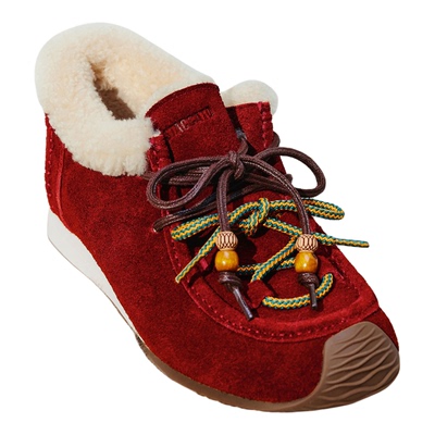 思加图冬季复古毛毛鞋加绒保暖休闲鞋深口鞋女鞋S1896DM5