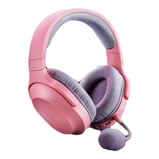 雷蛇/Razer 梭鱼X粉晶水银头戴式无线电脑手机多平台游戏耳机耳麦