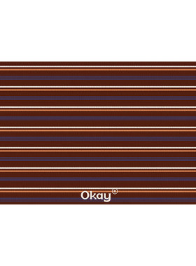 okay木质条纹浴室吸水地垫简约百搭厕所门口脚垫卫生间门垫子防滑