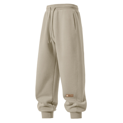 真维斯裤子男款春秋季宽松束脚男士卫裤春潮流复古休闲男士长裤Q