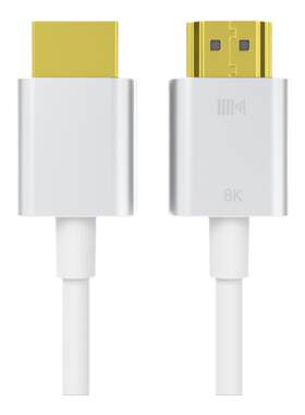 开博尔hdmi白色线8K高清连接线
