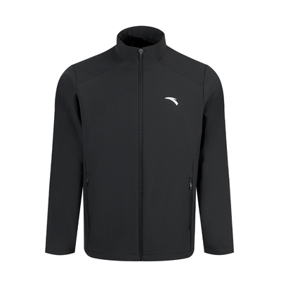 安踏立领防风外套男士加厚夹克