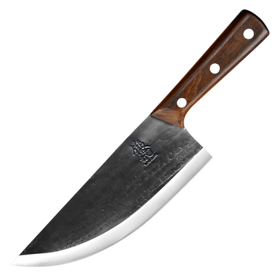 龙泉锻打杀猪刀高锰钢开刃