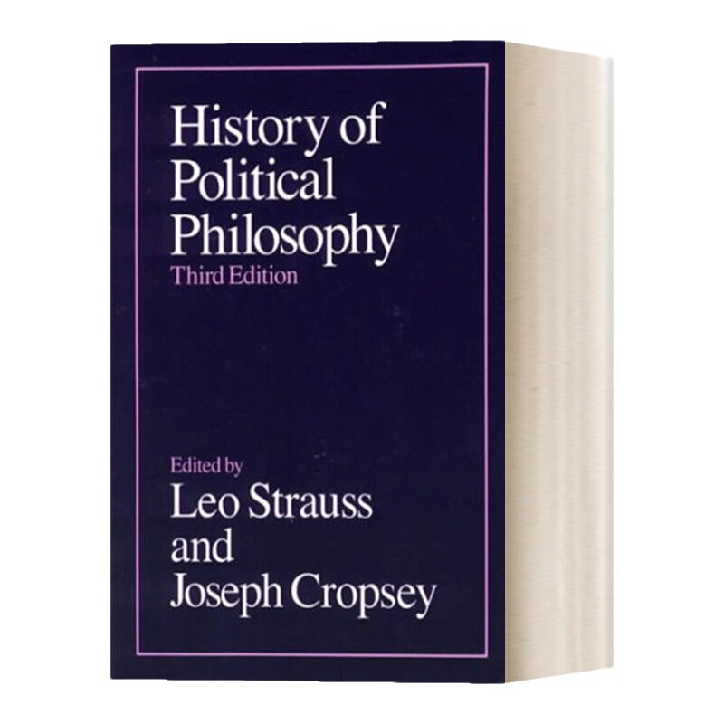 英文原版 History of Political Philosophy 政治哲学史 豆瓣高分推荐 Leo Strauss| Joseph Cropsey 英文版 进口英语原版书籍