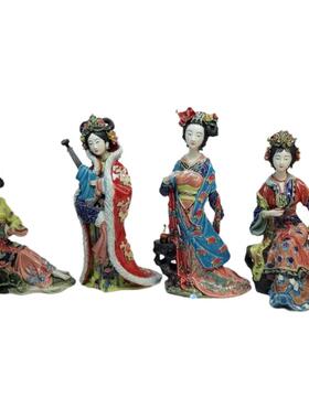 公仔摆件桌面创意石湾陶瓷