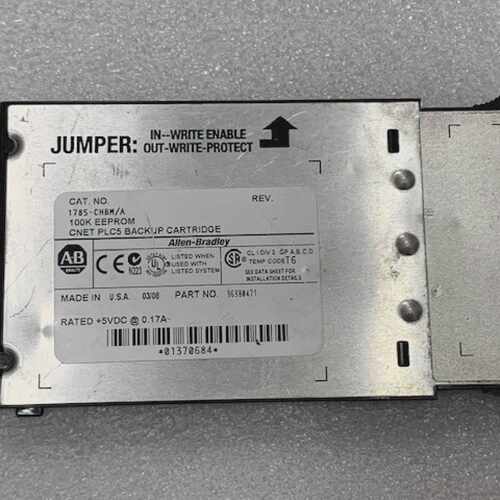 1785-CHBM/A 100K EEPROM CNET PLC5 Backup Cartridge Used