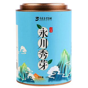 永川秀芽绿茶云芽100g重庆特产绿茶明前毛峰茶叶重庆茶业2026新茶