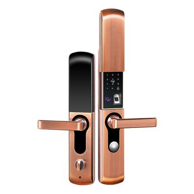 慕尼森家用自动下滑盖指纹锁