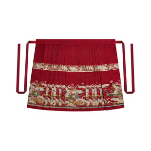 童锣湾儿童明制汉服新款高级感马面裙女童国风秋冬季中秋节拜年服