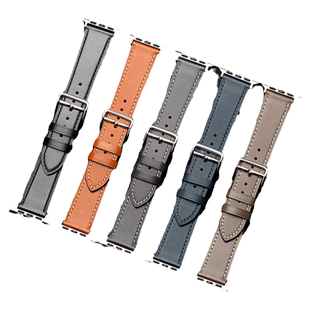 适用于iwatch10表带真皮S9苹果手表带运动apple watch8/7/6/3/4代5Ultra49se男女款智能潮爱马/仕联名款表带