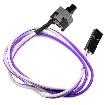 电脑开关线主机电源启动键重启钮