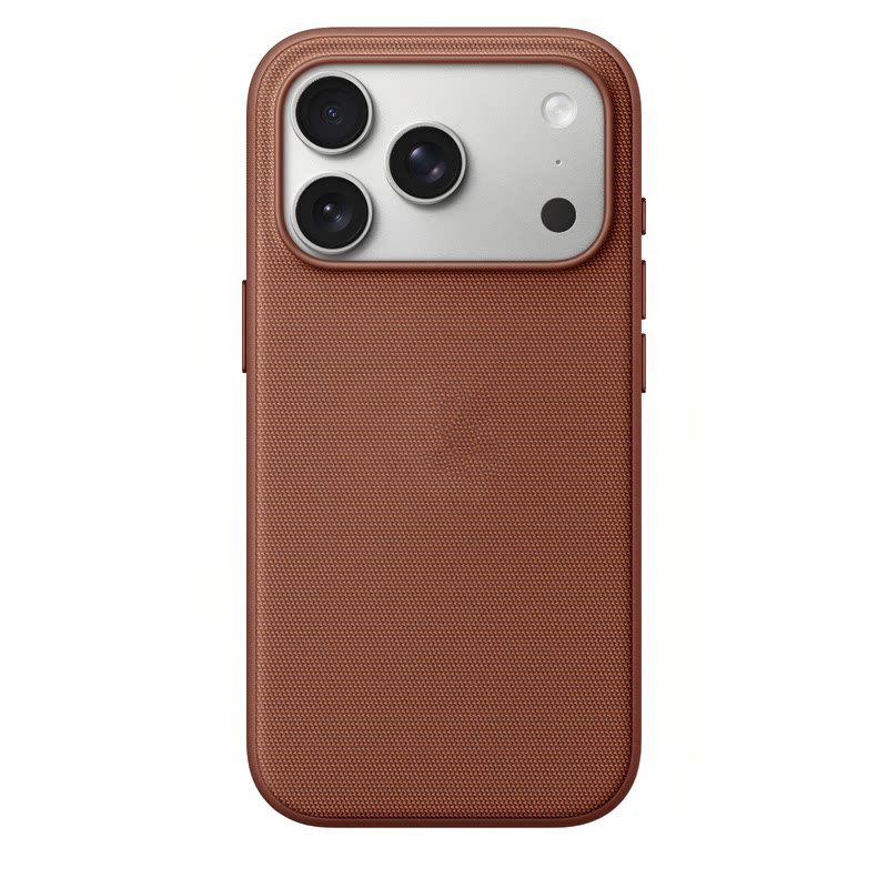 适用苹果17pro原装科技织物手机壳iphone17promax磁吸官方原厂动画保护壳商务防摔保护手机套