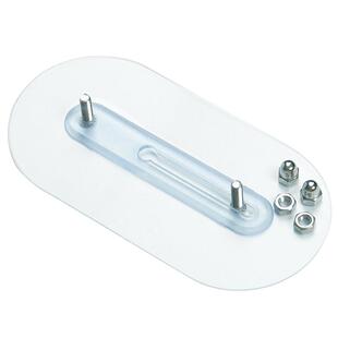 美可免打孔双螺丝贴不锈钢强力免钉固定器无痕大粘钩长条贴片墙钉