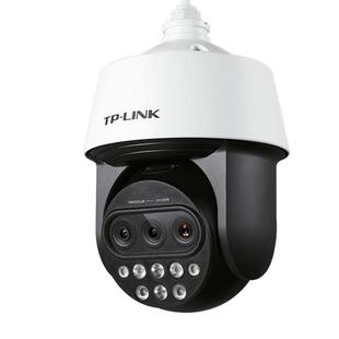 普联TP-LINK有线无线摄像头三目20倍变焦巡航监控手机远程云台400万5寸4G全网通室外防水高速球机TL-IPC5420X