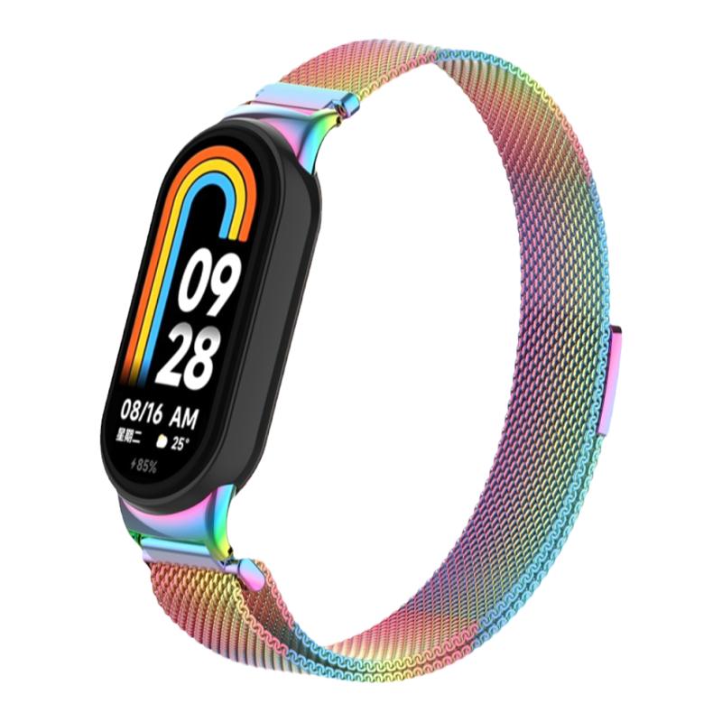 小米手环band8不锈钢金属腕带