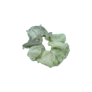 青烟~气质水晶串珠大肠发圈女2025新款高级感丸子头皮筋氛围发绳