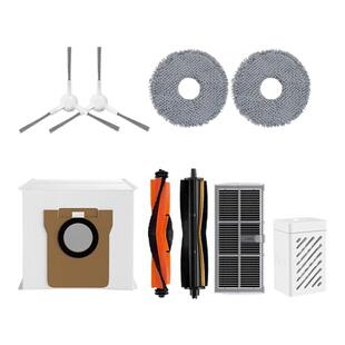 适配小米米家全能M30S扫拖机器人配件抹布滚边刷滤网集尘袋银离子