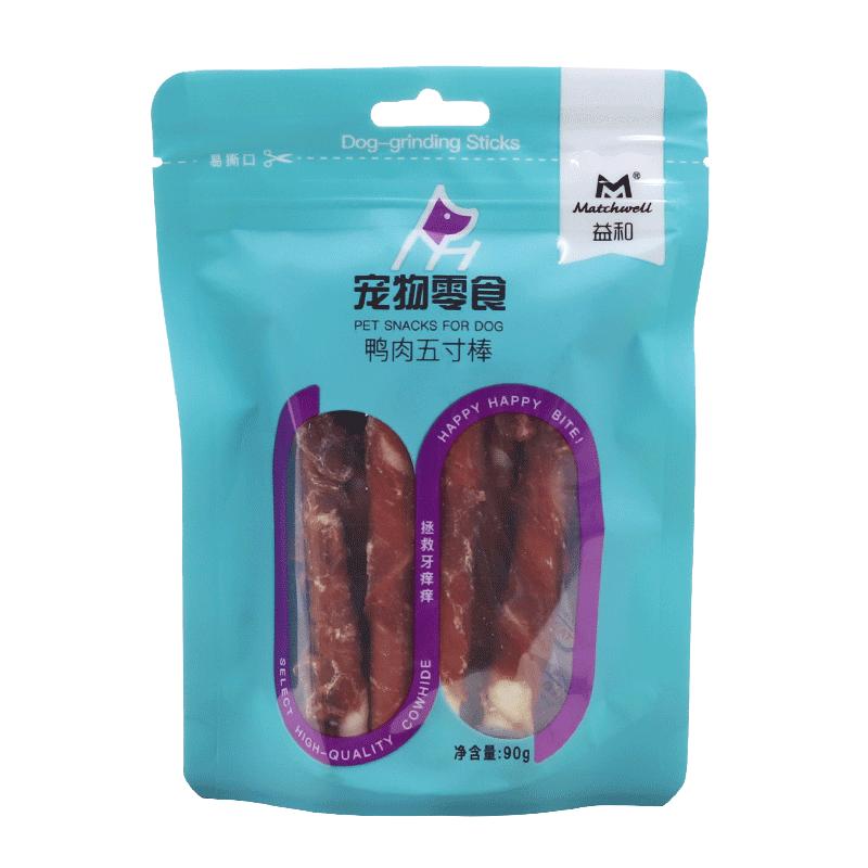 鸭肉牛皮耐咬大型犬磨牙棒