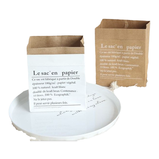 牛皮纸袋花篮花盆ins小清新田园插干花瓶创意北欧风收纳花束