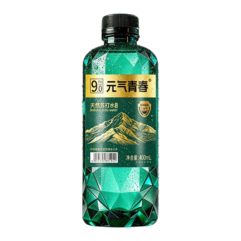 天然苏打水饮品400ml弱碱饮用水