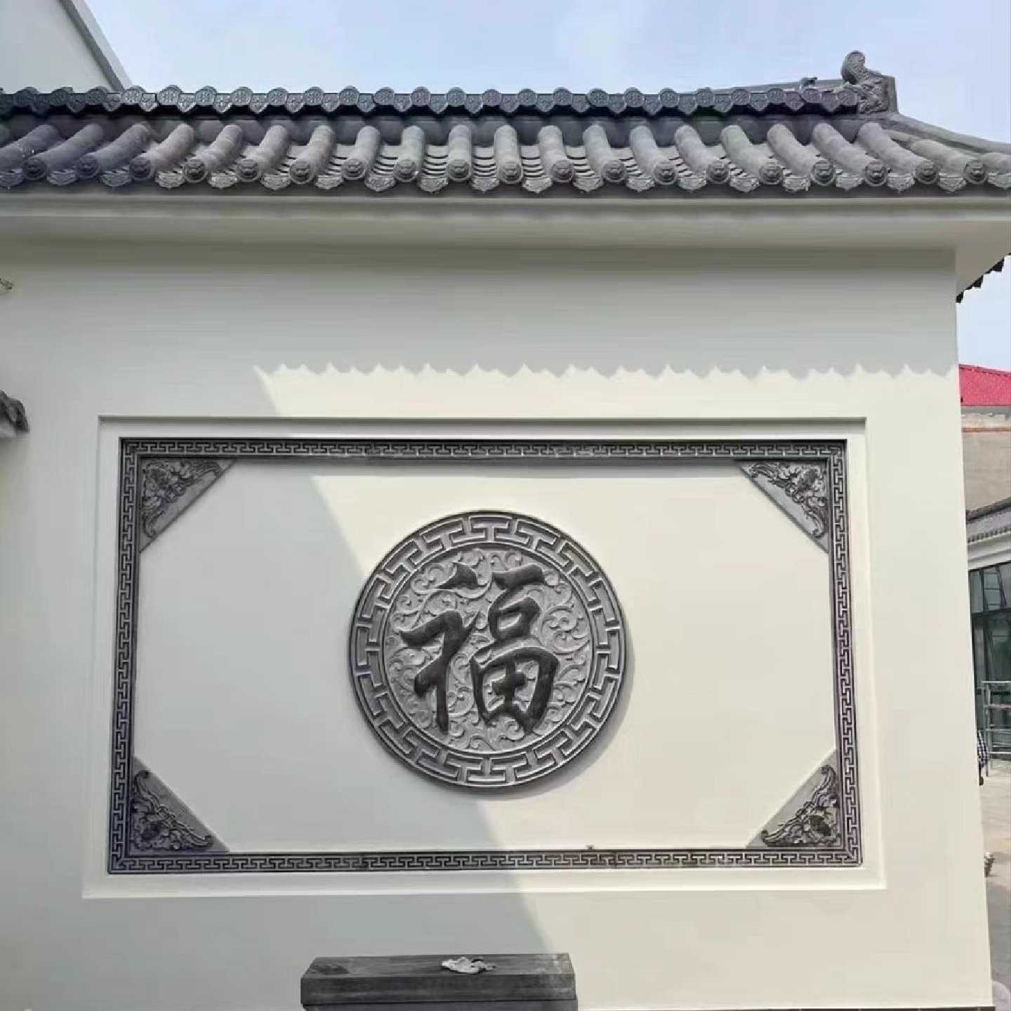石雕浮雕地雕壁画中式地铺画别墅浮雕花地砖石板庭院浮雕家用福字