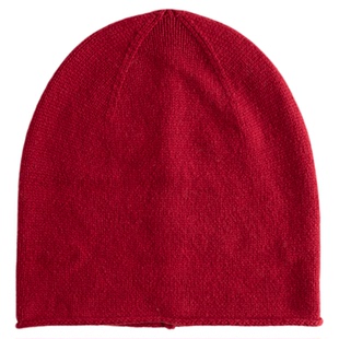 [冬季羊毛帽子】棉叔叔男童女童秋冬时尚全羊毛纯色帽子冷帽