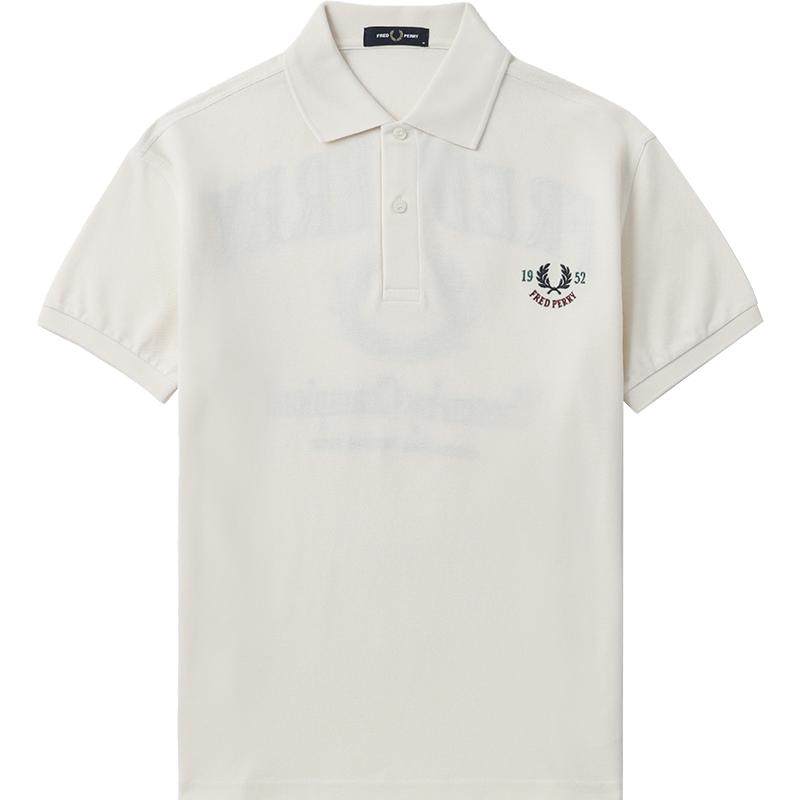 FRED PERRY男士休闲POLO衫夏季翻领字母麦穗刺绣短袖潮M9834