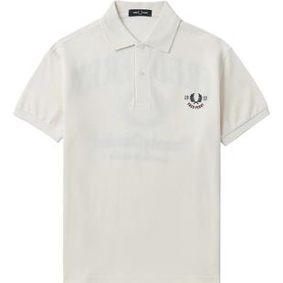 FRED PERRY男士休闲POLO衫夏季翻领字母麦穗刺绣短袖潮M9834