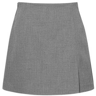 伊芙丽百搭显瘦设计感小开叉设计A型裤子女2025春季新款通勤裤子