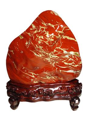 天然奇石摆件南非红碧玉客厅摆件