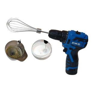 电动染膏搅拌器电动打蛋器商用麻酱面糊调料搅拌机美发色膏搅拌器