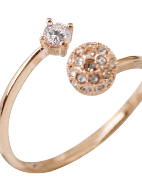 仲夏之晶原创求婚钻戒戒指女