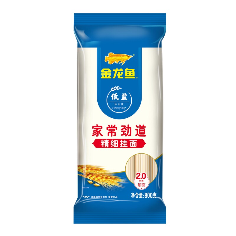 金龙鱼家常挂面劲道挂面800g面条/挂面（无料包）