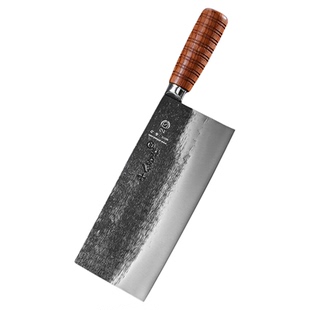 十八子作手工锻打菜刀厨房家用厨师切肉切片切丝斩切锋利耐用