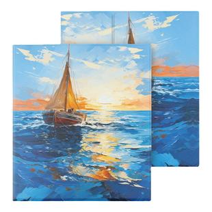 适用文石Leaf5保护套BOOX Leaf3电子书套leaf5c套Page保护壳Go7 Go Color 7磁吸唤醒Leaf3c保护套莫奈油画风