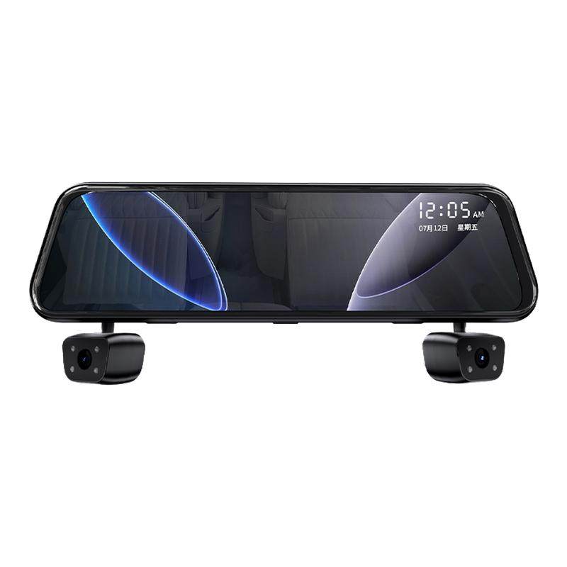 哨兵模式行车记录仪360度全景24小时停车监控流媒体后视镜四镜头