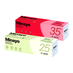 minayo美那有每日营养包复合维生素B族生物素高含量11500mcg