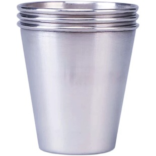 酒吧商店迷你不锈钢鸡尾酒杯小酒杯一口杯便携耐摔试饮杯子弹杯